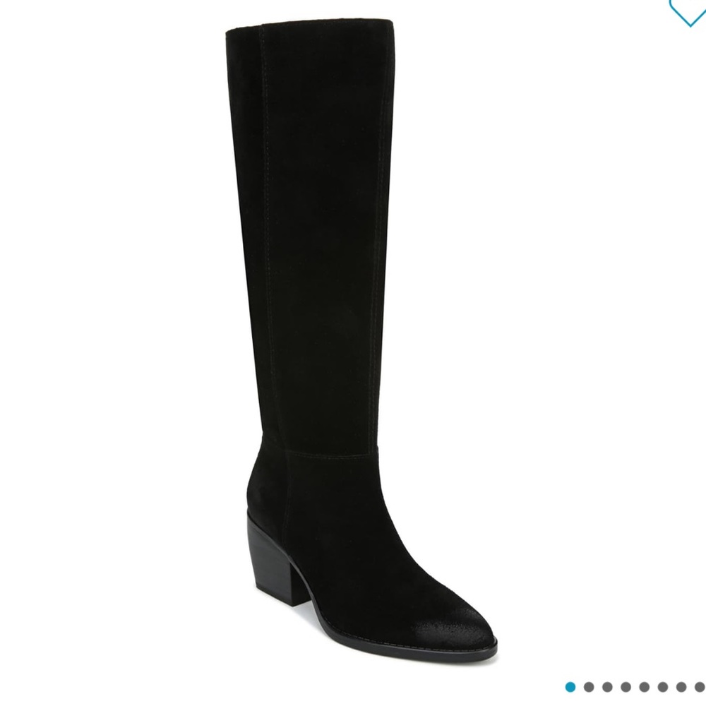 Naturalized Fae Leather Tall Suede Boots 10